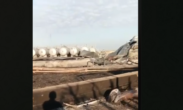 Россия нанесла серию ударов по нефтебазе SOCAR в Одессе